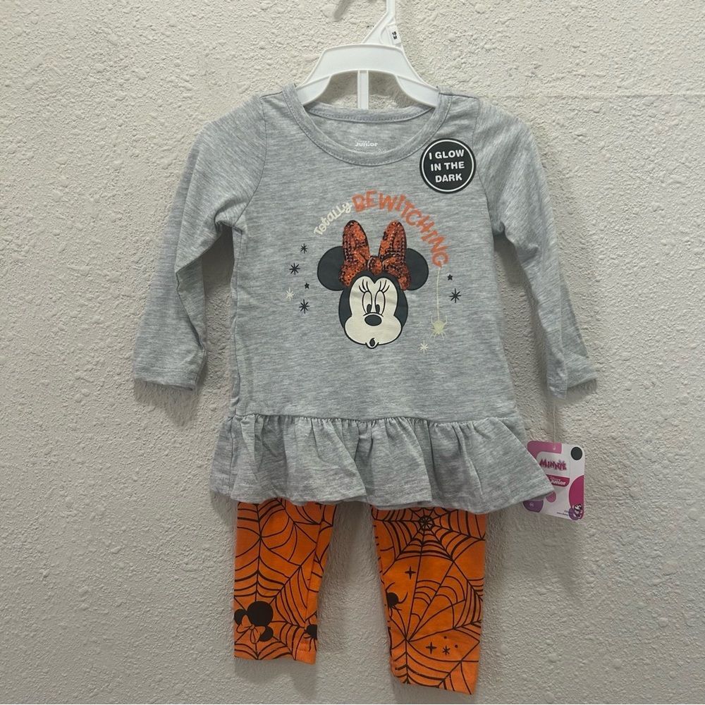 Disney Minnie Mouse 2 Piece Halloween Outfit NEW 18M